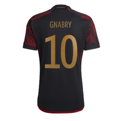 Deutschland Serge Gnabry #10 Auswärtstrikot WM 2022 Kurzarm
